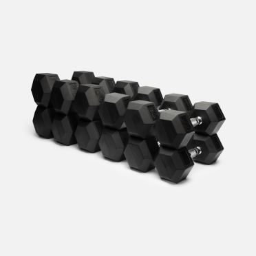 NUCCLR Hexa Dumbbell Set 12.5-25 KG 