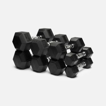 NUCCLR Hexa Dumbbell Set 2.5-10 KG 