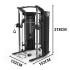 Toorx Kraftstation 3 in 1 smith machine rack ASX-7000  ASX-7000